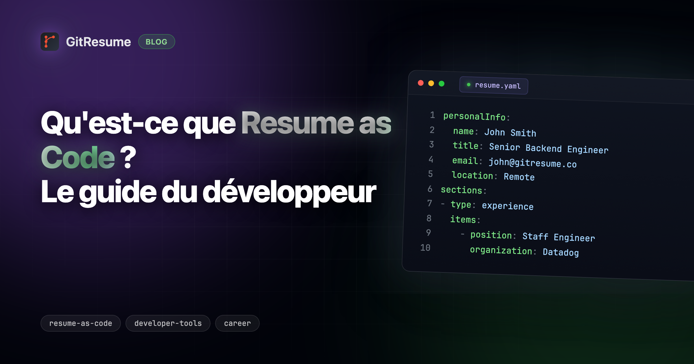 Qu'est-ce que Resume as Code ? Le guide du développeur pour gérer son CV en 2026