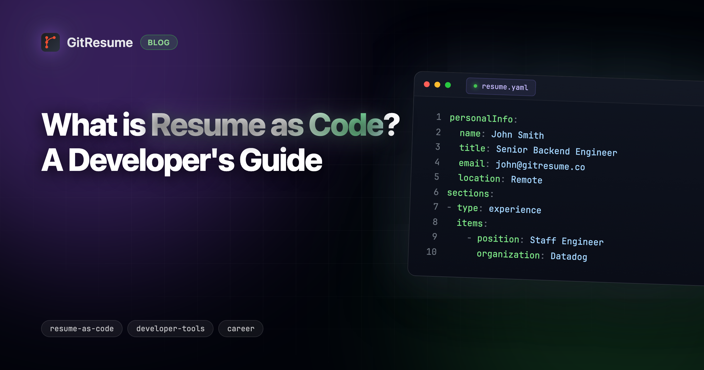 What is Resume as Code? A Developer's Guide to Resume Management in 2026